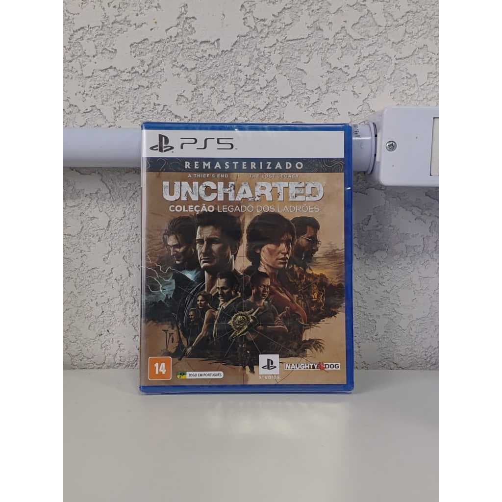 Jogo Uncharted: Coleção Legado dos Ladrões PS5 – Novo Lacrado