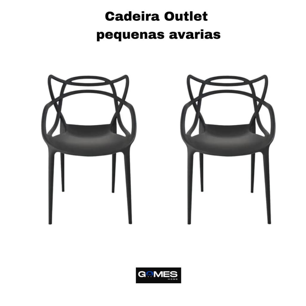 Kit 2 Cadeira Allegra Outlet Pequenas Avarias
