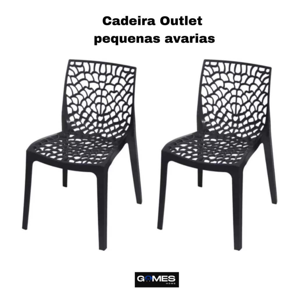 Kit 2 Cadeira Gruvyer Outlet Pequenas Avarias