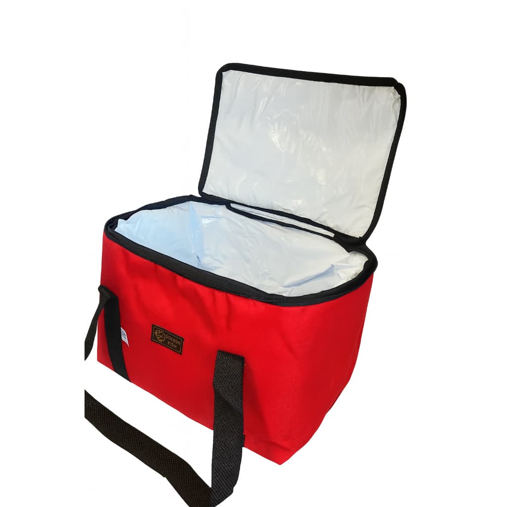 Bolsa Térmica 40 Litros Vermelha Reforçada Para Camping Pesca Viagem