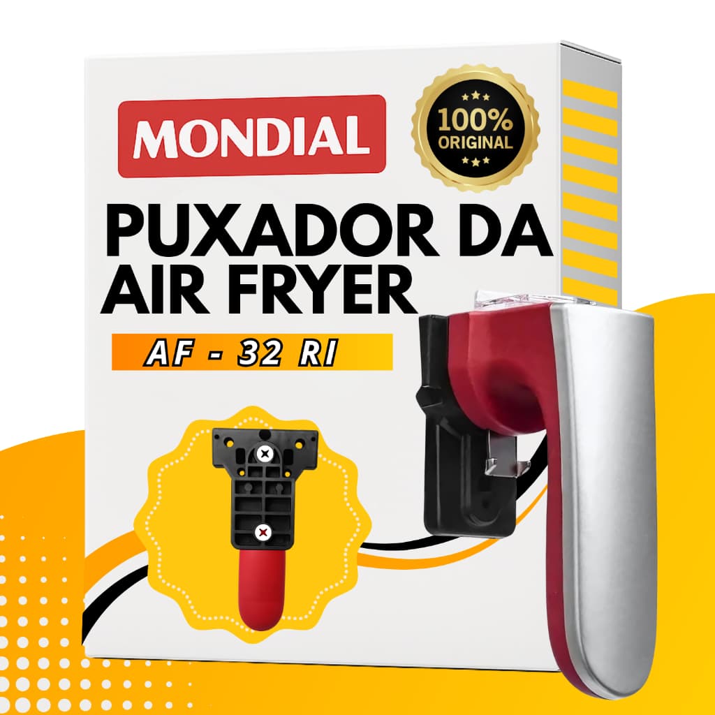 Puxador Af-32 3,5l Cabo Vermelho Fritadeira Air Fryer Mondial