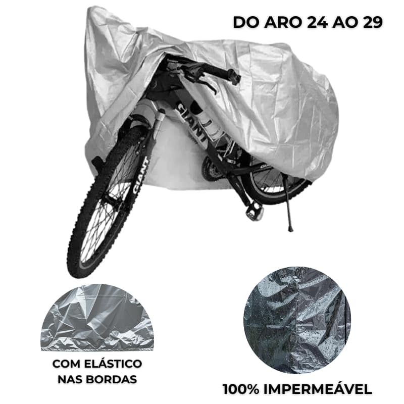 Capa Protetora Cobrir Bike Bicicleta sem Forro Aro 24 À 29 Impermeável Varejo E Atacado
