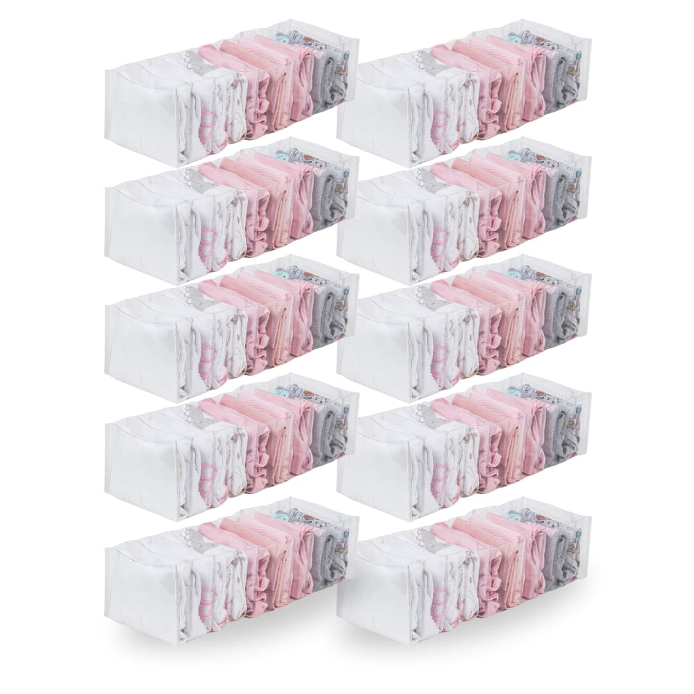 10 Colmeias Organizadoras P Transparente Sem Costura