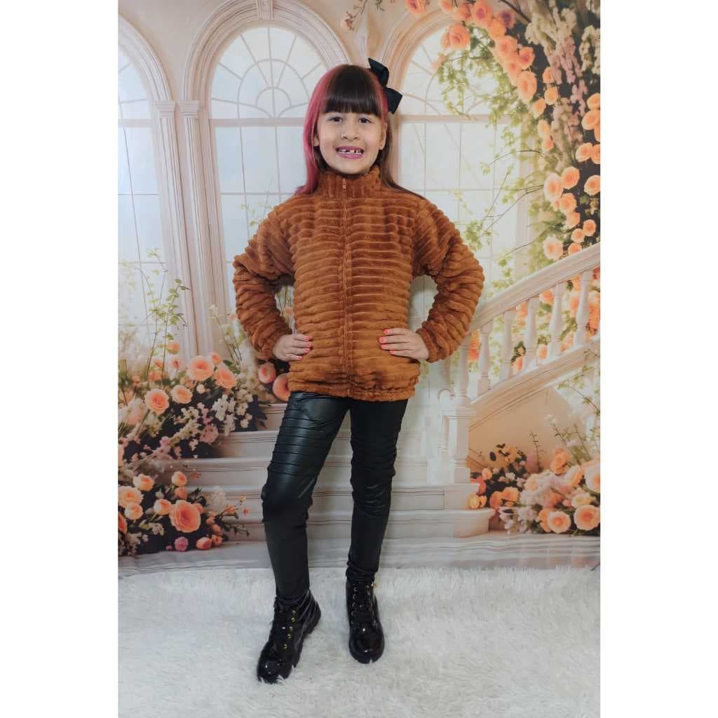 JAQUETA INFANTIL jaqueta inverno jaqueta de frio blusa de frio menina tedy casaco ropa de frio
