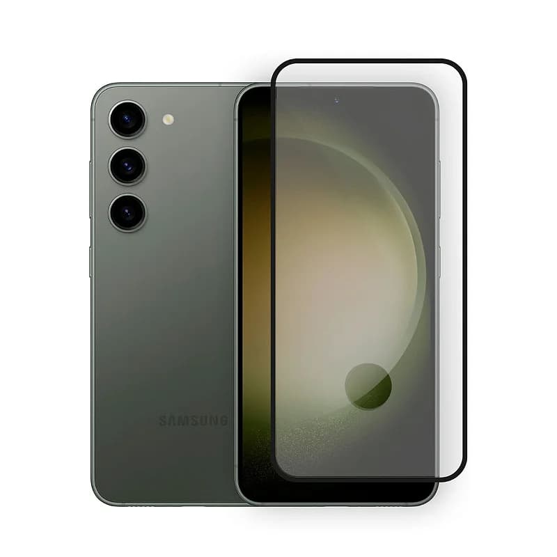 Película de Vidro 3D Samsung S23 FE Com Furo Para Digital