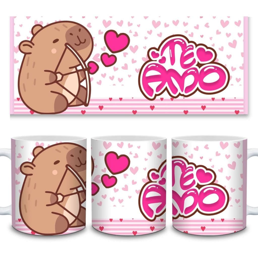 Caneca/Porcelana/Personalizada/Capivara/Varios/Modelos