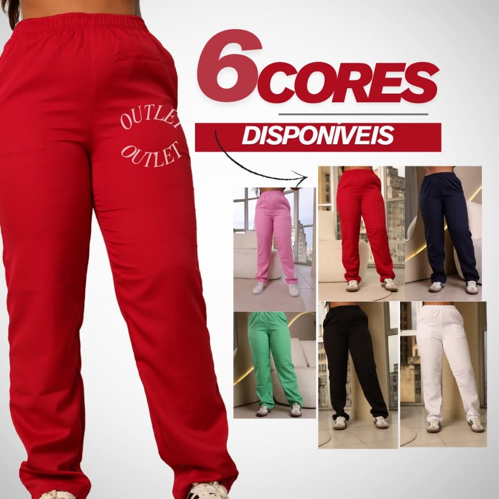 CALÇA UNIFORME SCRUB PLUS SIZE OXFORDINE MEDICA - CH