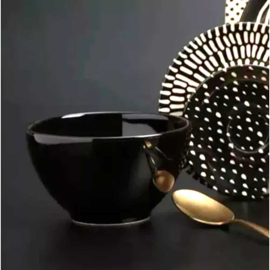 Cumbuca de Cerâmica Bowl Charlotte Preto