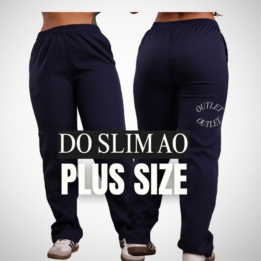 Calças Uniformes Hospitalares Plus size Feminina Ch
