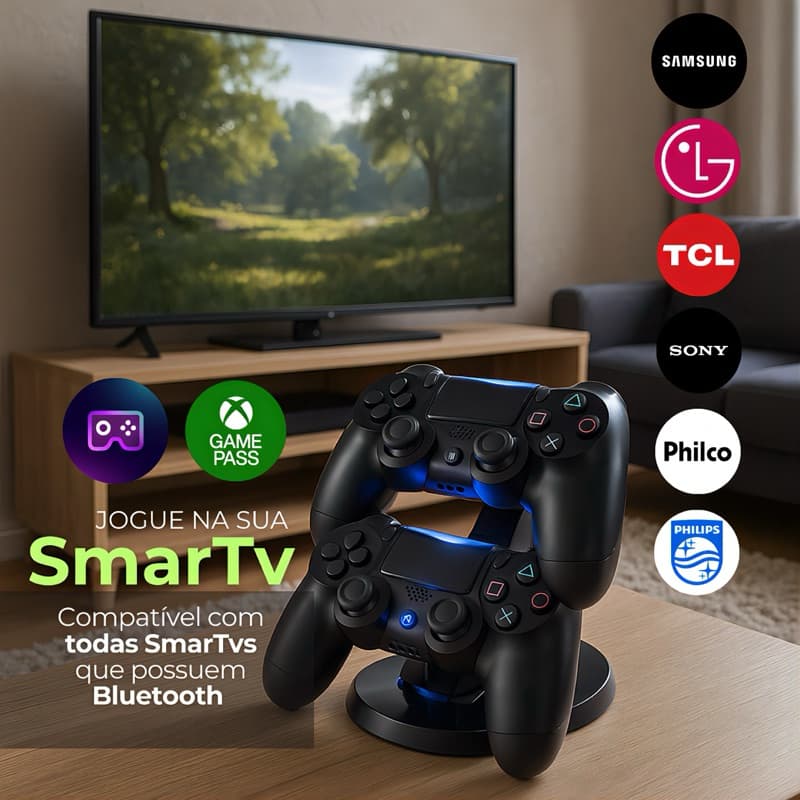Controle Video Game Bluetooth Controle Remoto Smart TV Samsung Lg Tcl Gaming Hub Xbox Game Pass PC envio rápido