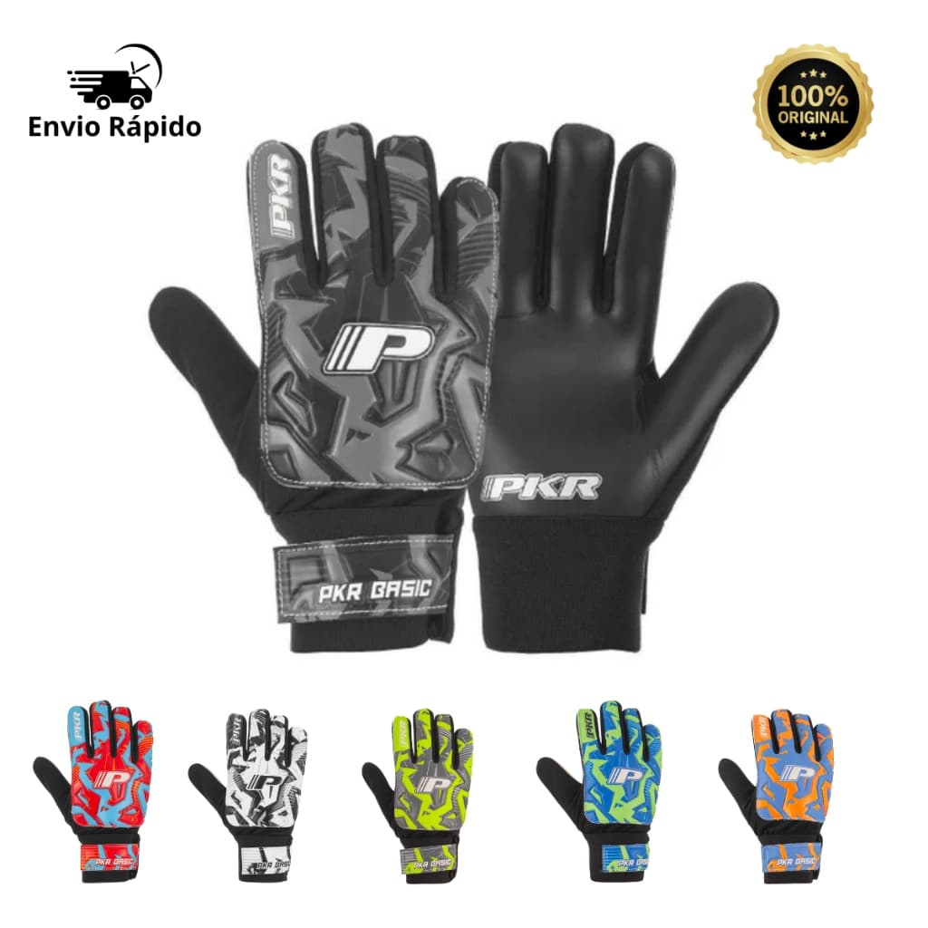Luva de Goleiro Infantil Poker Training PKR Basic Junior Reforçada