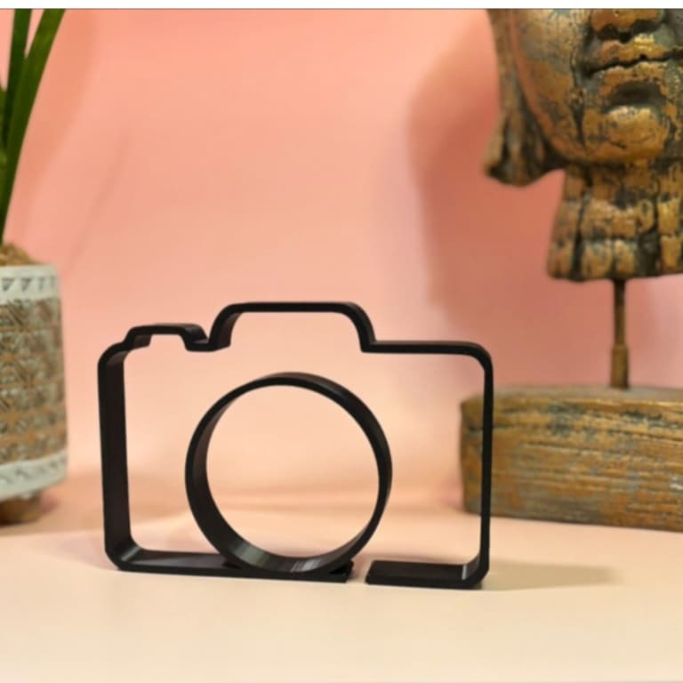 Câmera Decorativa 3D – Peça Exclusiva para Decoração de Casa e Escritório