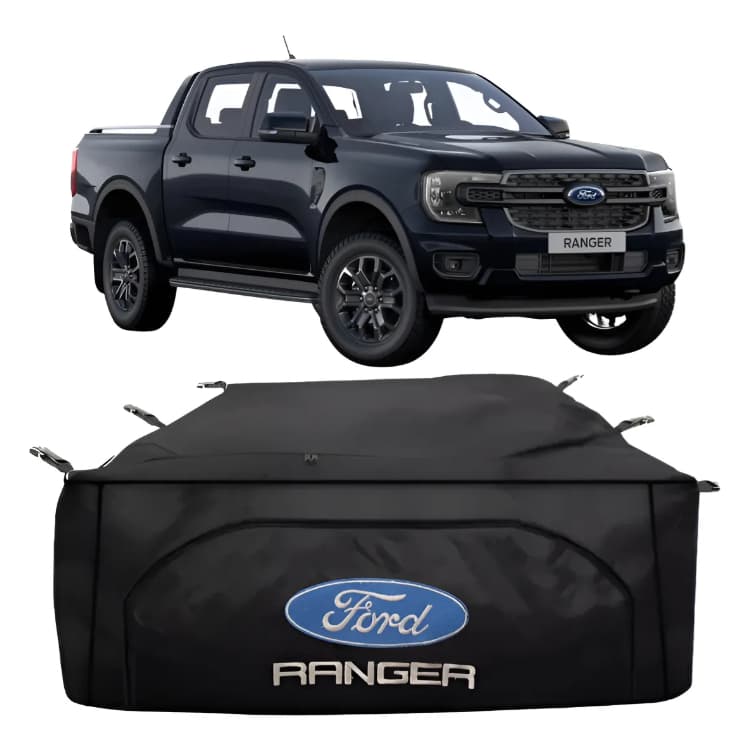 Bolsa Caçamba Bagageiro Caminhonete Ranger 840lts Impermeável 2013 a 2026