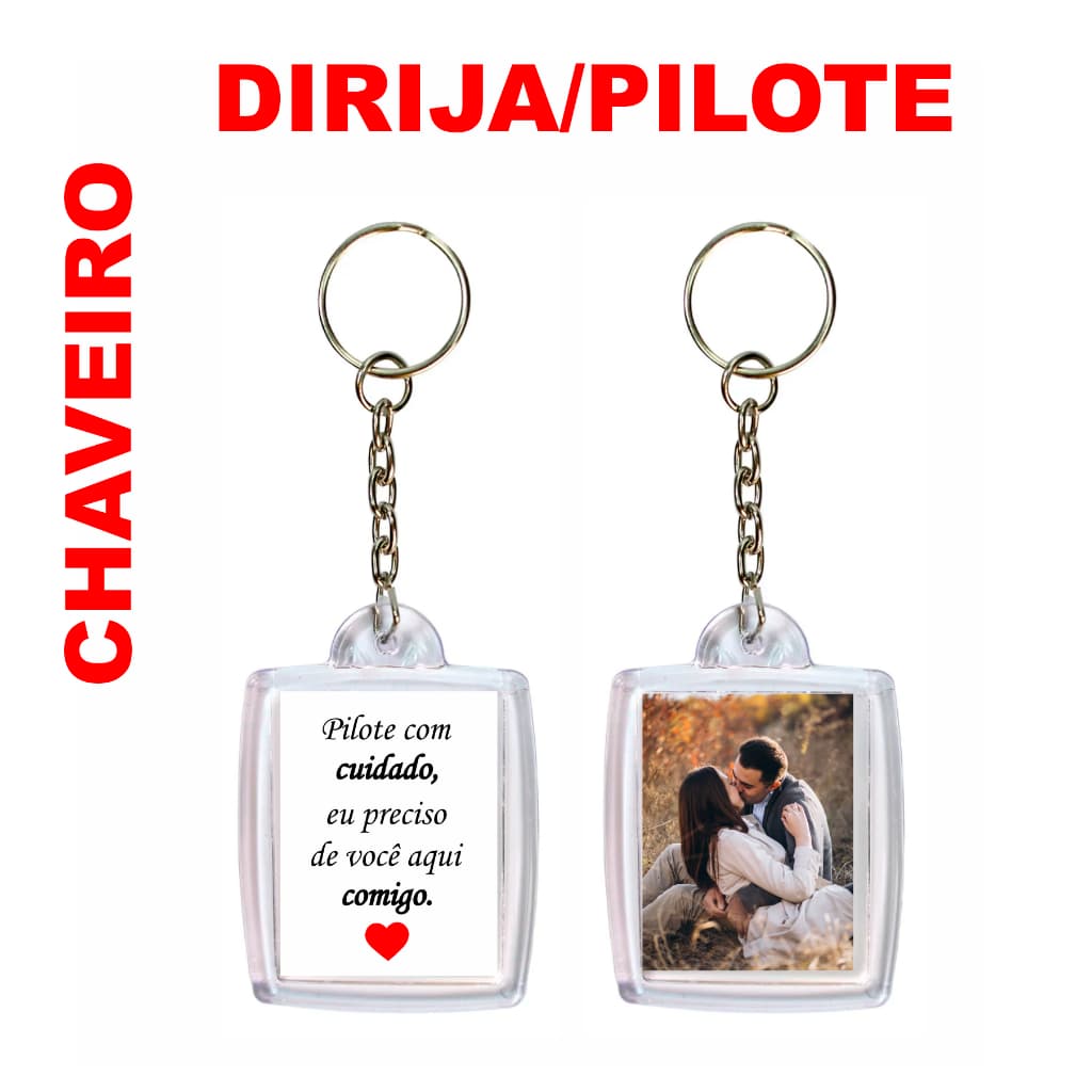 Chaveiro Dirija/Pilote com Cuidado - Premium / Entrega Rápido!