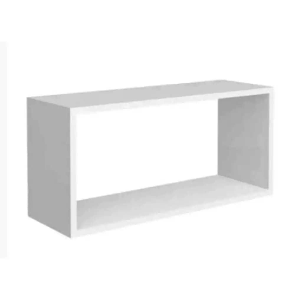 Nicho Retangular Grande em MDF Branco – Ideal para Sala, Quarto ou Cozinha