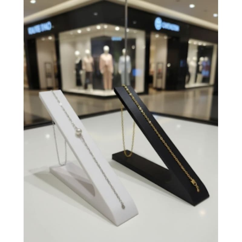 Suporte Organizador Expositor de Colares Pulseiras Correntes Bijuterias Joias para Uso Pessoal ou Vitrine de Loja