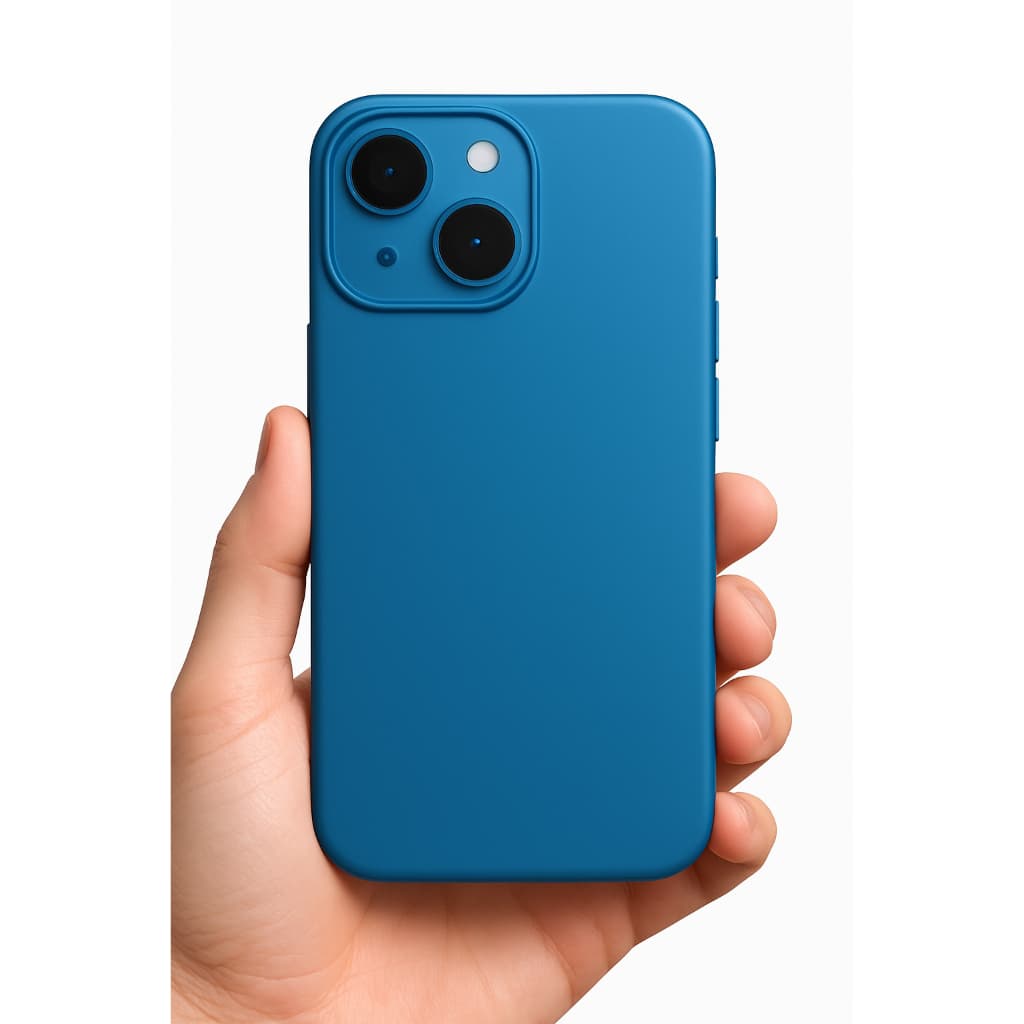 Capinha Aveludada Premium iPhone 14 – Toque Suave, Antirrisco e Ultra Elegante