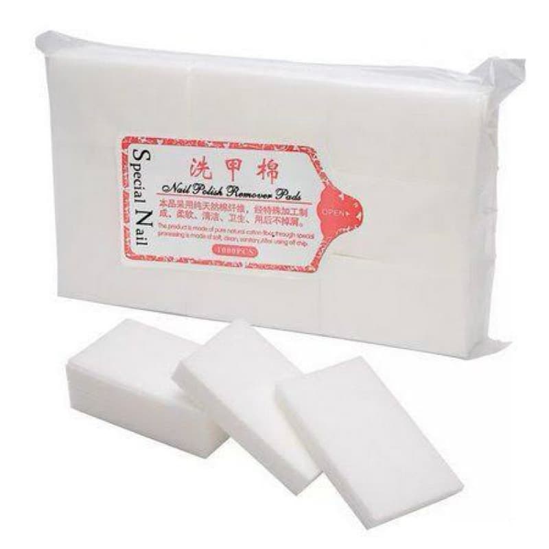 Algodão Prensado 3000 Unidades Unha Gel Nails Tips Envio Imediato