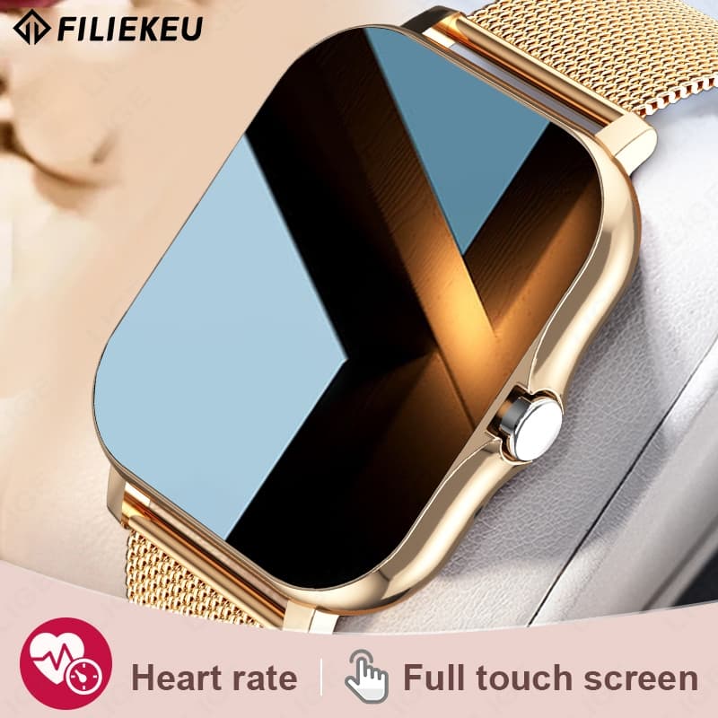 FILIEKEU relógio samrtchwatch Chamadas Bluetooth À prova d'água Esportes Fitness Relógio inteligente