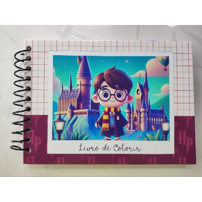 livro de colorir Harry Potter
