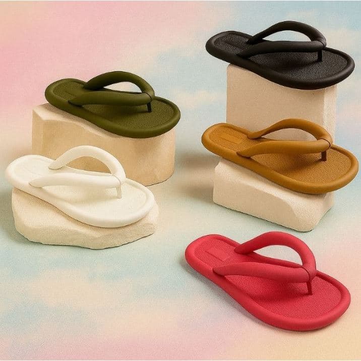 Chinelo Feminino Flip Flop Praia Piscina Antiderrapante Lançamento Primavera Verão Cores Novas