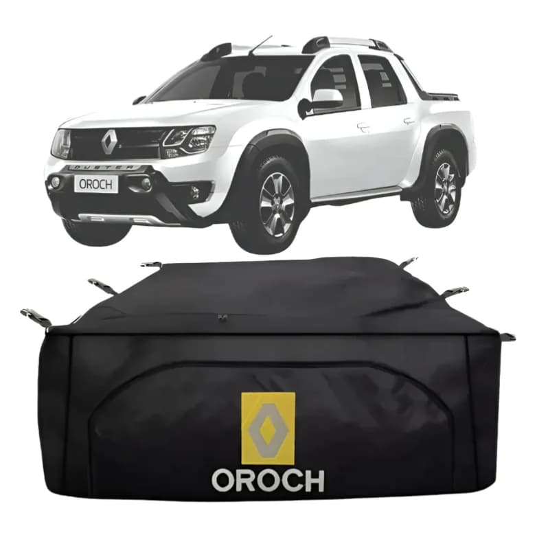 Bolsa Mala Para Caçamba Renault Duster Oroch 840 Litros Nylon Bordado