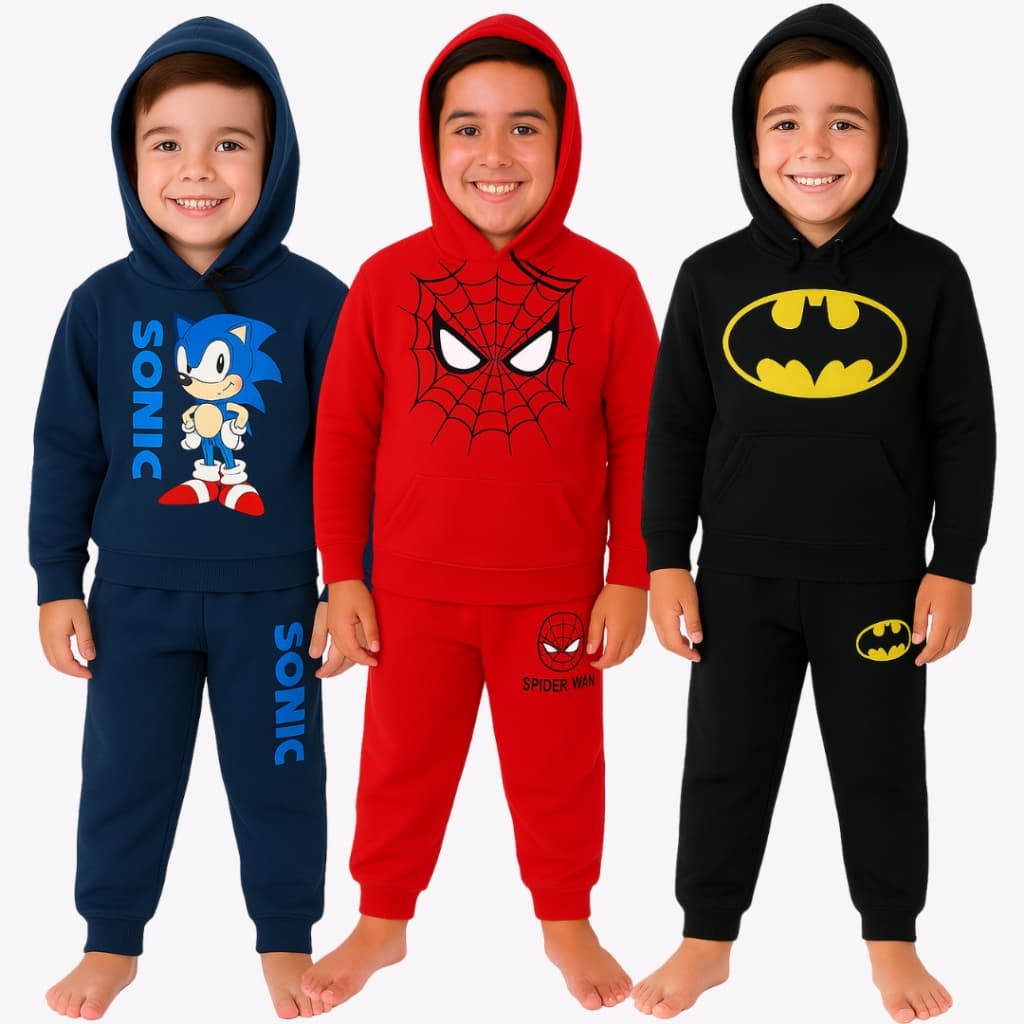 Conjunto Infantil de Moletom Premium