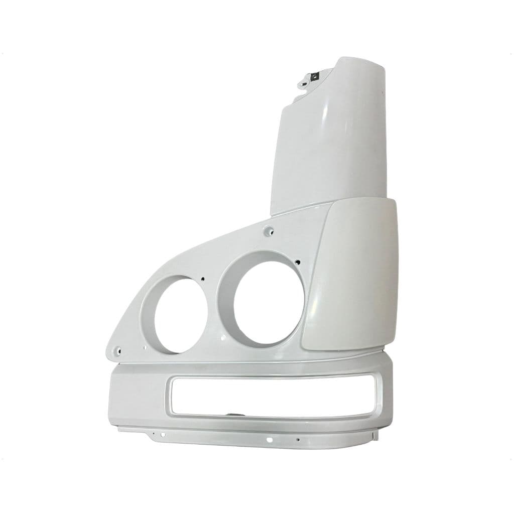 Bojo Plástico Moldura Farol E Defletor LE Branco Para Caminhão MB Accelo