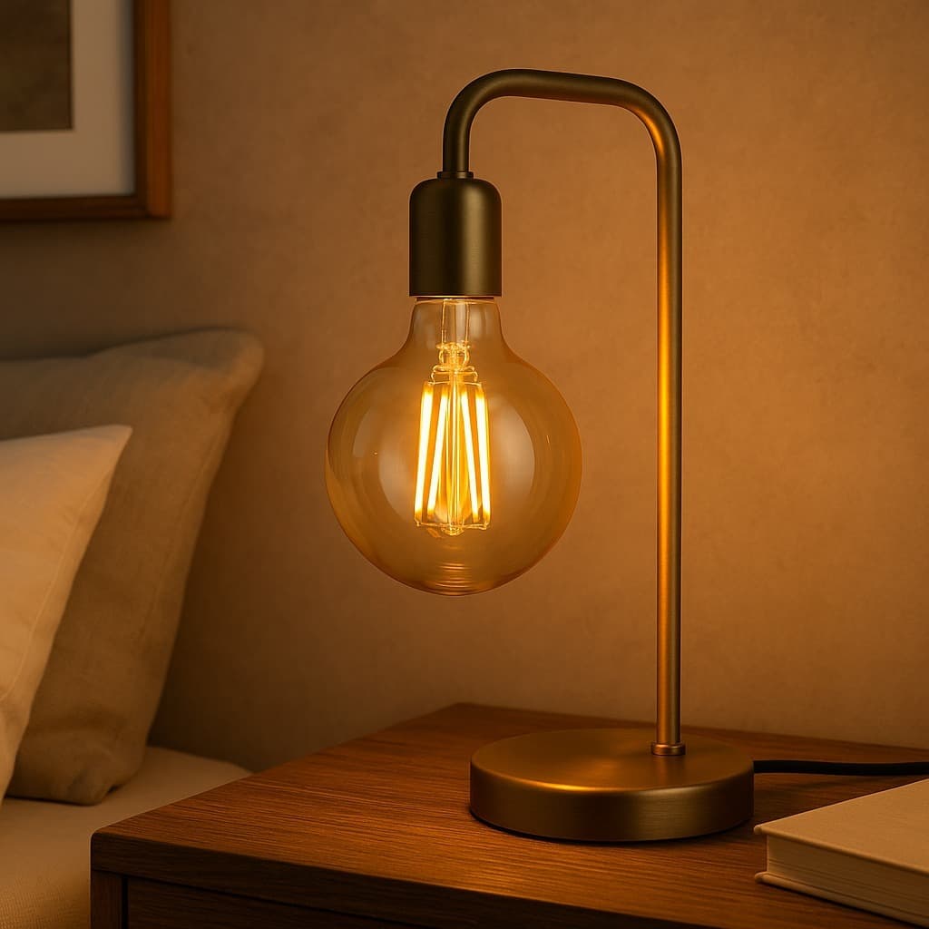 Lâmpada Filamento LED G80 E27 Âmbar Retrô 4W Vintage 110~220V | Bivolt