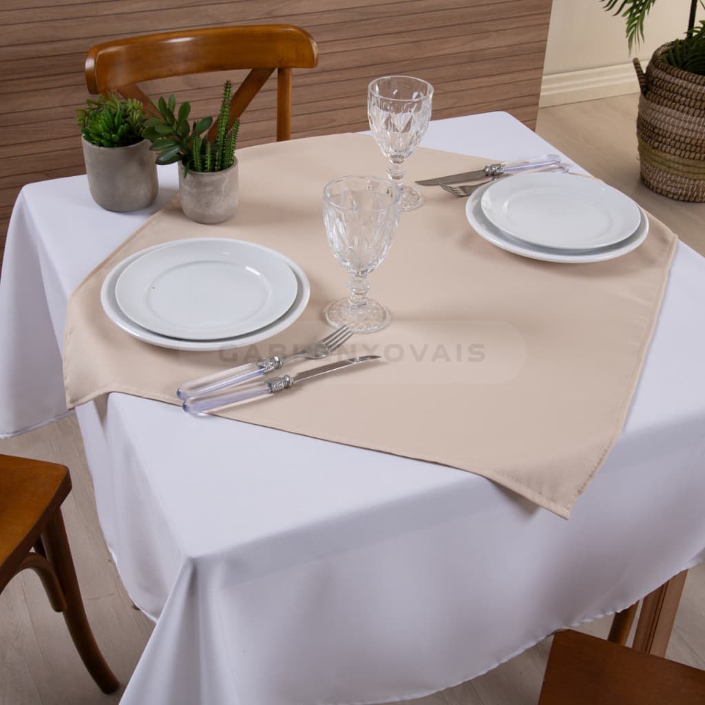Kit 15 Toalhas Cobre Mancha 75x75cm Oxford com Bainha – Mesa Festa Evento Buffet