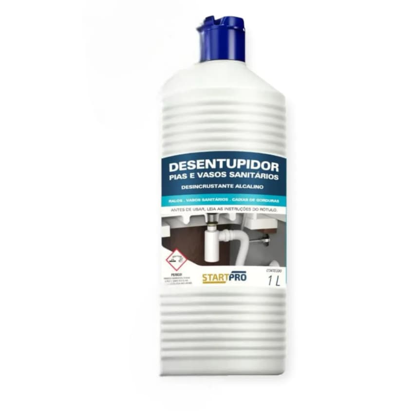 Desentupidor Pias e Vasos Sanitários StartPro - 1L