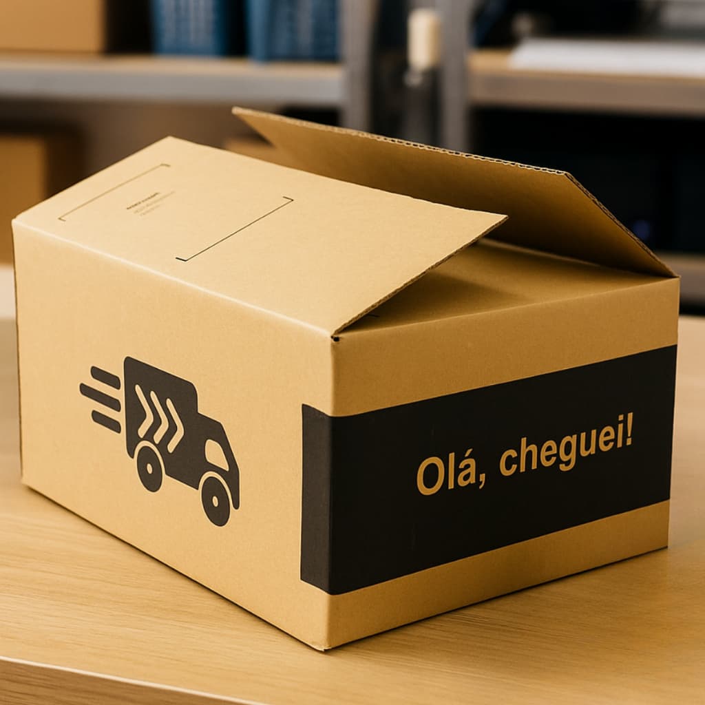 Kit 5 Caixas De Papelão Nobre 30x25x15 Para Embalagens Grande Olá Cheguei Mercado Envios Correio
