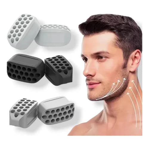 2 Mordedor Exercitador de Maxilar Facial Jawzrsize e de Harmonização de rosto pescoço mandíbula