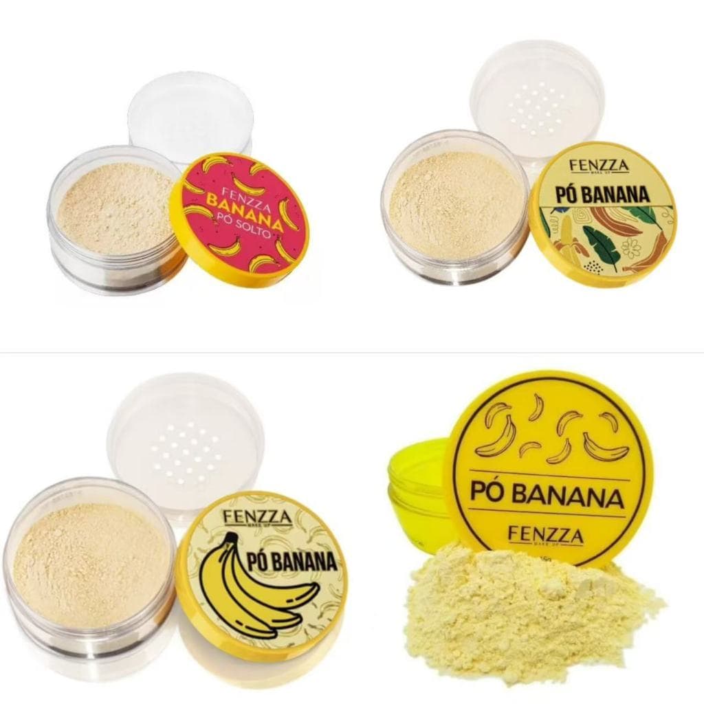 Pó Banana Fixador Translúcido Finalizador - Fenzza