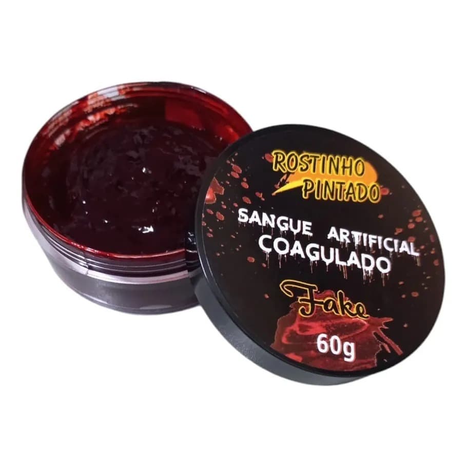 Sangue Coagulado Artificial Halloween - Rostinho Pintado 60g