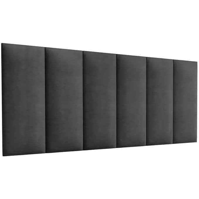 Cabeceira Cama De Casal Queen Kit Com 8 Módulos 160x45 De Colar Na Parede