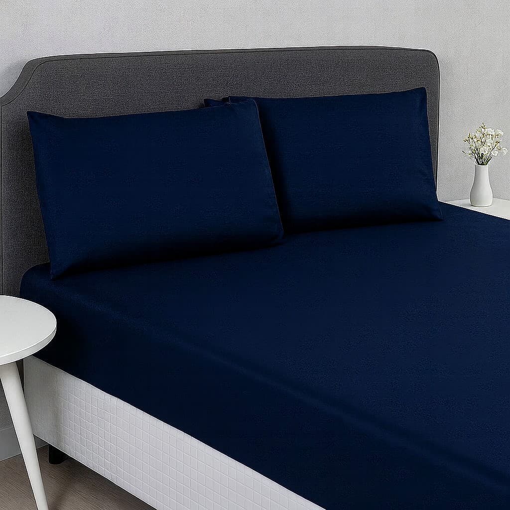 LENÇOL LISO 2 PEÇAS King Size/Queen/Casal/Solteiro DIVERSAS CORES MICROFIBRA TECIDO MACIO