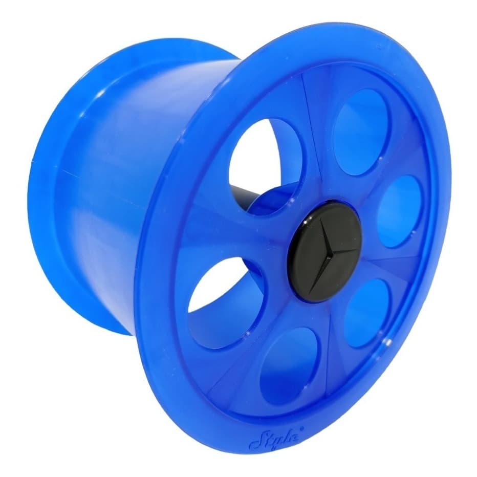 Carretilha Pequena 15 Cm Plástico Cor Flúor Pipa - 12 Un