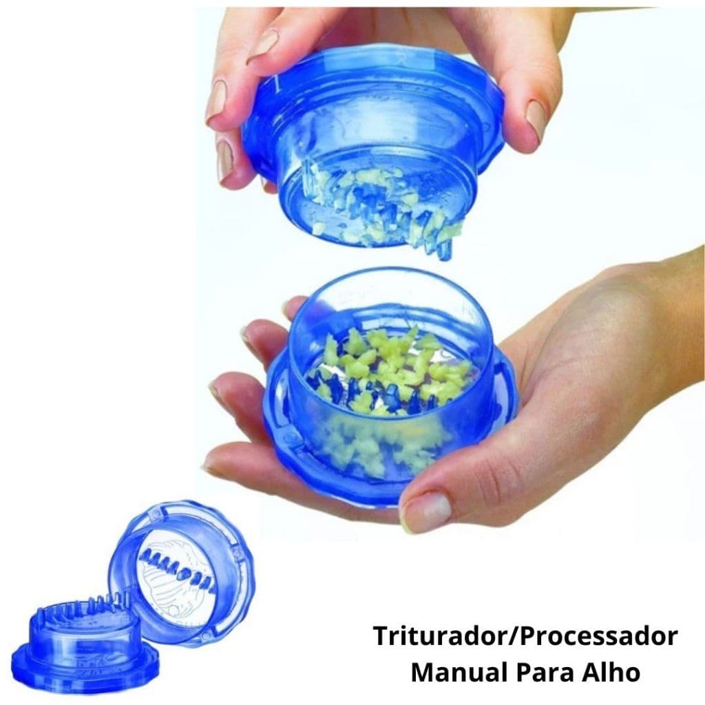Triturador Processador Moedor Manual Para Alho Ervas Temperos  Keita-NEW
