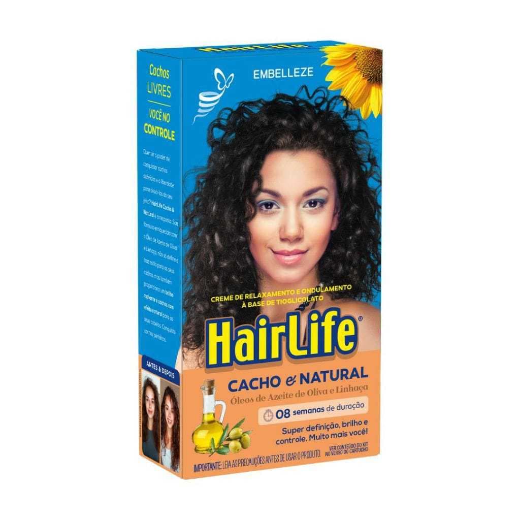 HAIR LIFE CACHO E NATURAL, CREME DE RELAXAMENTO E ONDULAMENTO