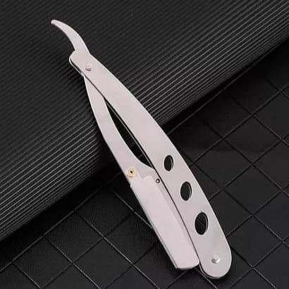 Navalha à moda antiga Manual  barbear navalha corte de cabelo rosto aparar ferramenta útil lâmina