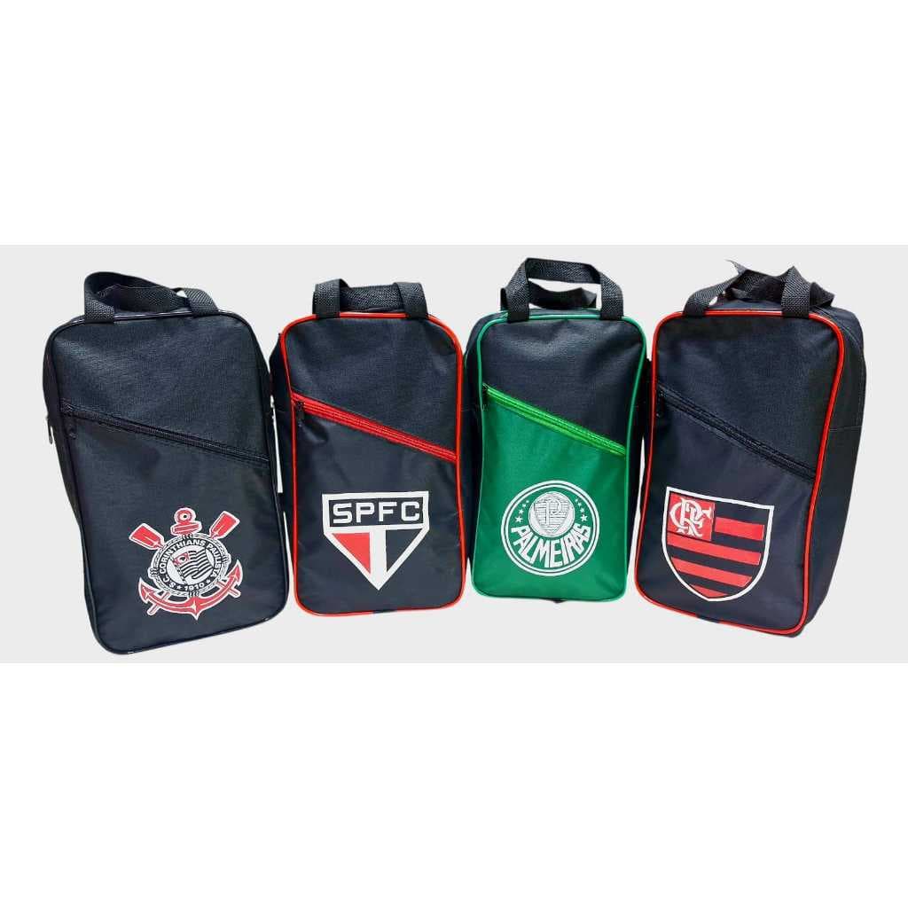 Porta Chuteira Time Esportivos Futebol  de mão e transversal Bolsas para tênis impermeáveis