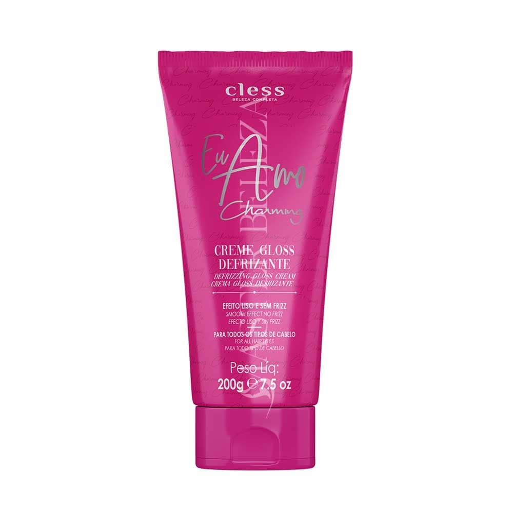 Creme Gloss Defrizante Charming 200g Antifrizz Liso Perfeito