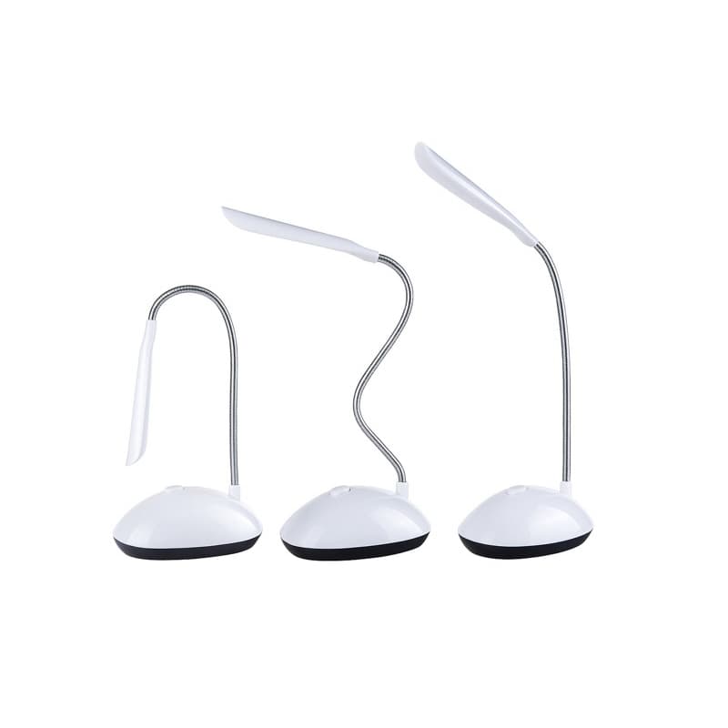 Lanterna de LED ideal para mesa de leitura e estudo.