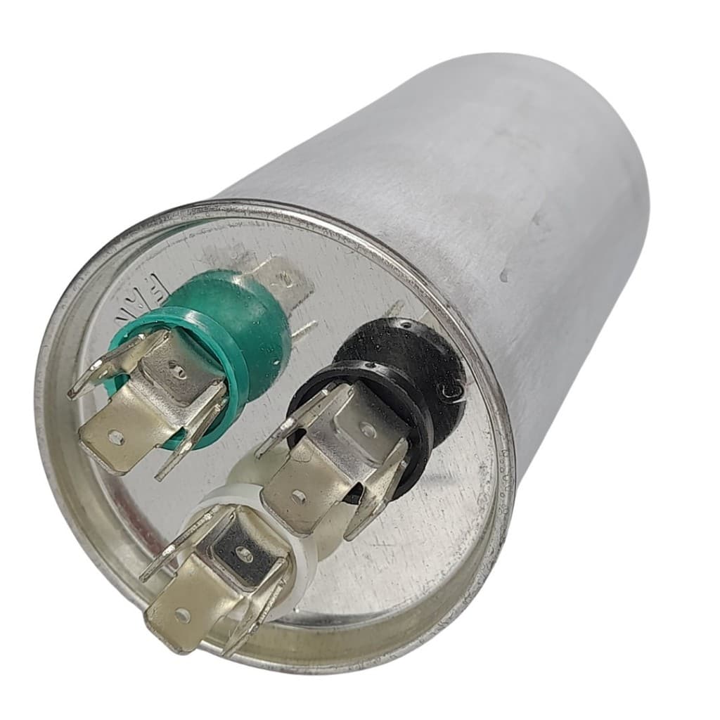 Capacitor Duplo 30+2,5uf 5% MFD 440v 50/60Hz CBB65 Ar Condicionado Split Metal Refrigeração etc