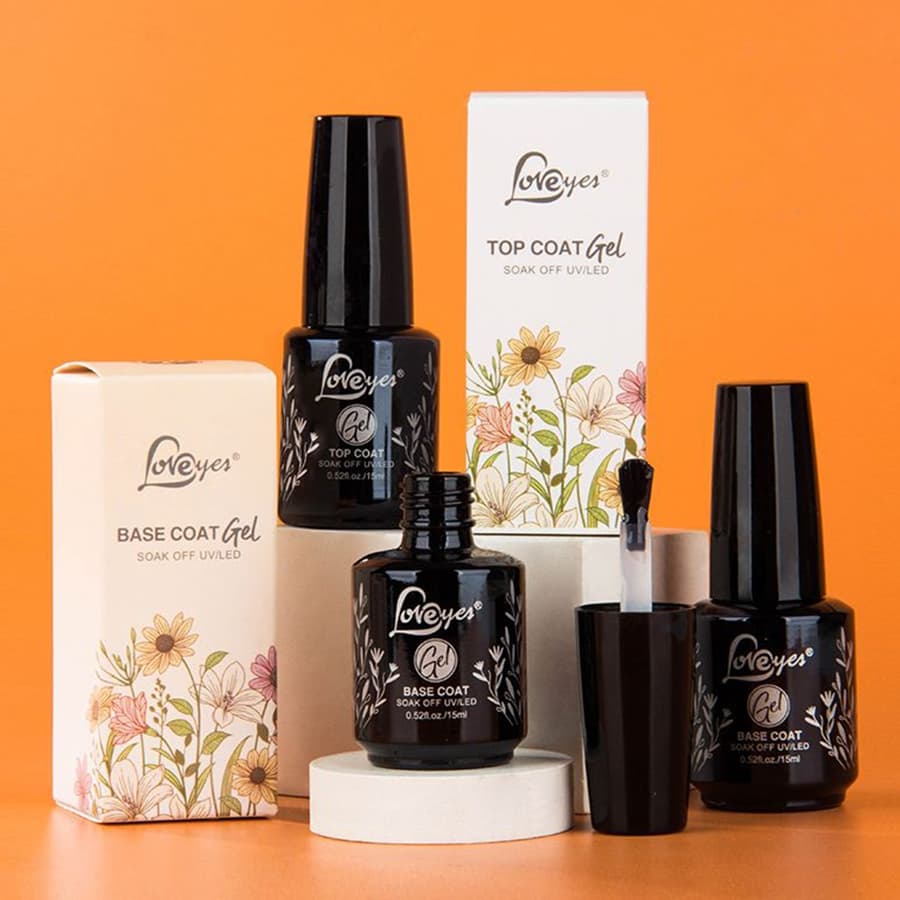 Top Coat Gel Base Coat Gel  LoveYes Soak Off 15ml