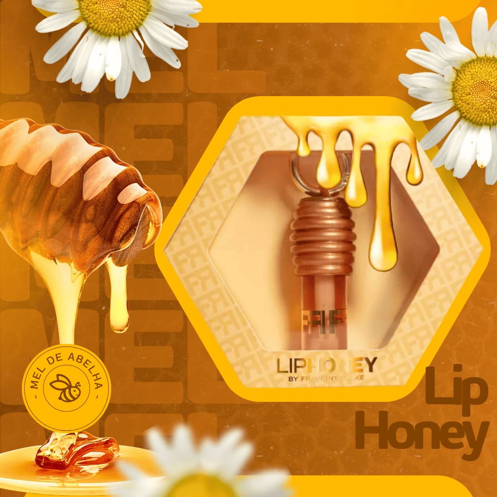 Gloss Labial Mel Lip Honey Beleza Sedução Hidratação