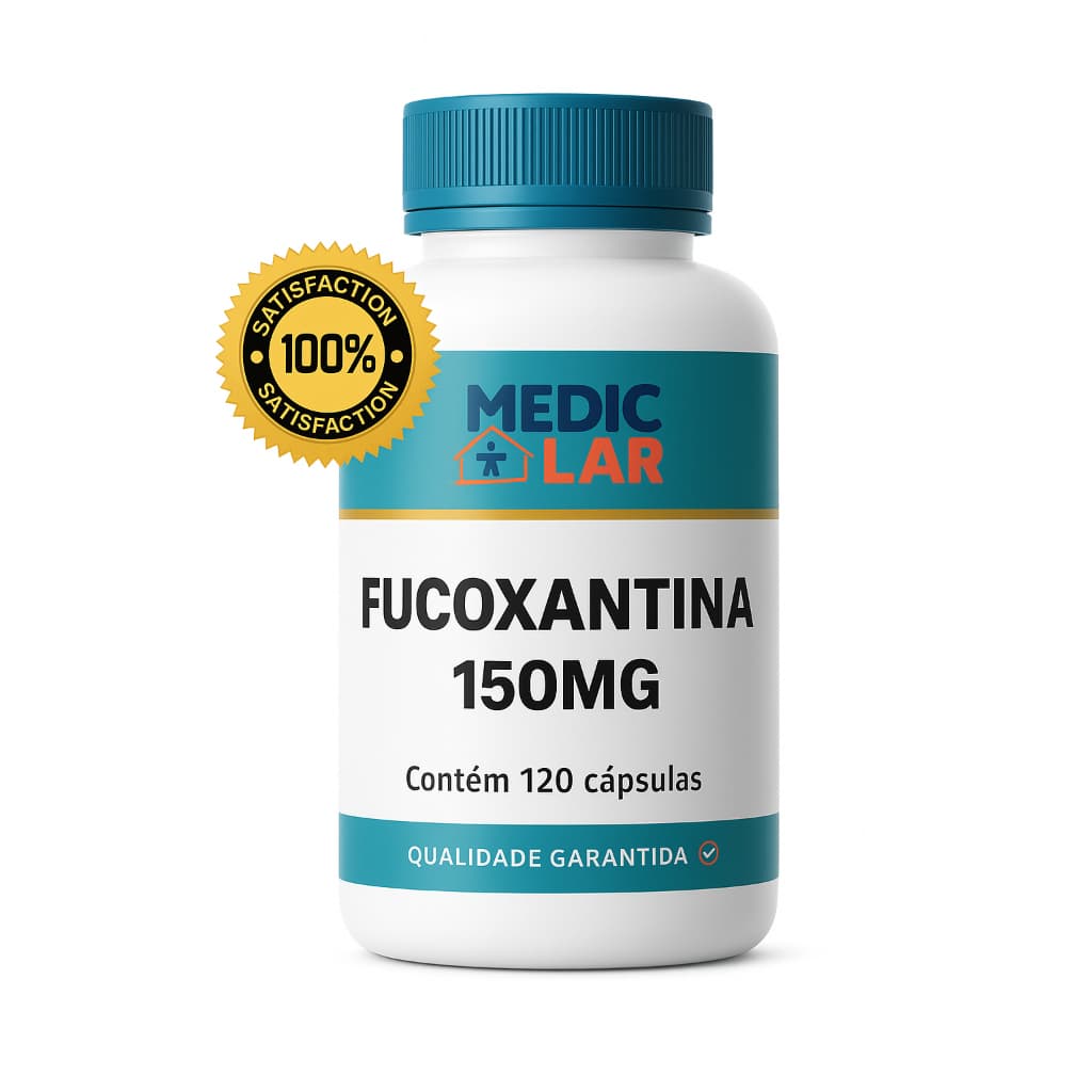 FUCOXANTINA 150mg Medic Lar 60 ou 120 Cápsulas