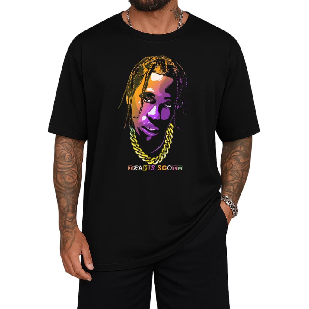 Camiseta Oversized Travis Scott Cactus Jack – Astroworld Unissex 100% Algodão Streetwear