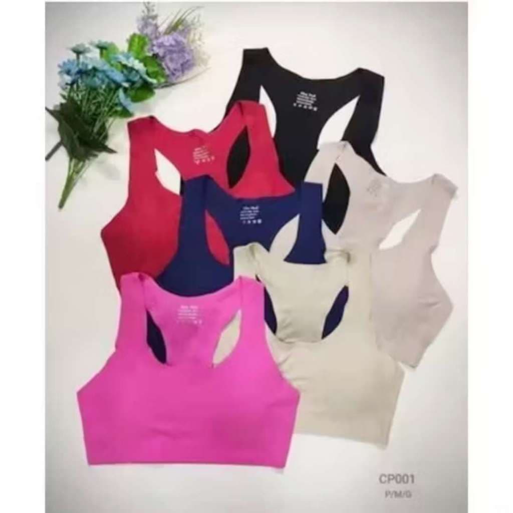 Sutiã Top CAMISETA Sem Costura Com Bojo Removível / TOP COLETE SEM COSTURA / SUTIÃ PUSH UP